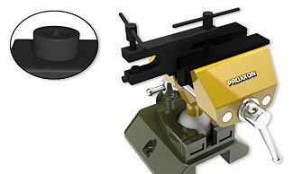 Setting tool in bench vise